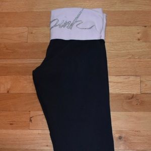 VS Pink love pink yoga pants Size S